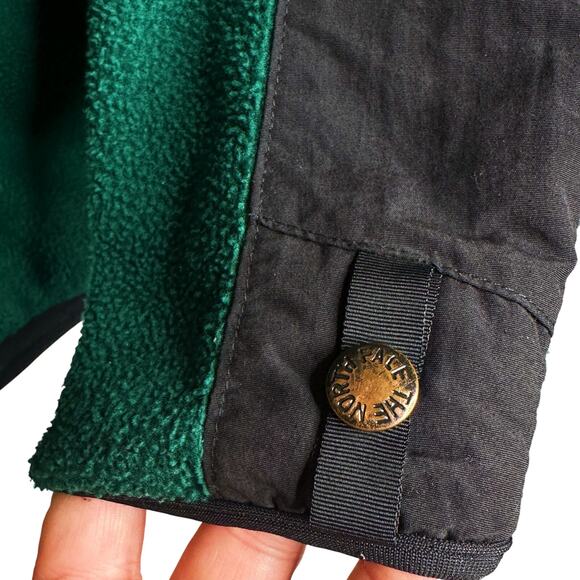North Face Retro Evergreen Vintage 1995 Denali Fleece Jacket Zip Women Small - Picture 3 of 14